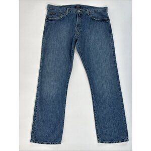 Polo Ralph Lauren Jeans Mens Actual 36x30 Blue Denim Hampton Relaxed Straight